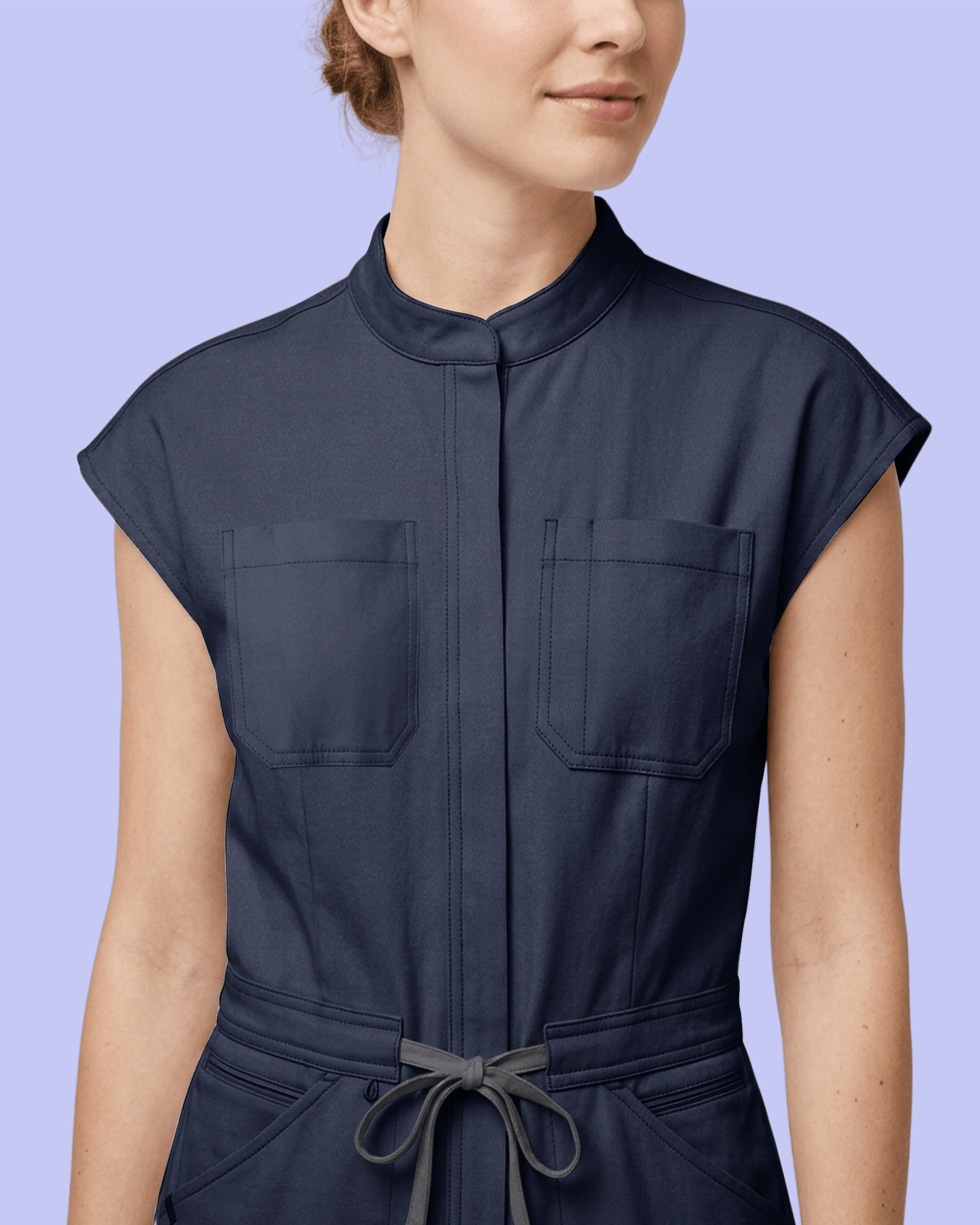 Women's Jogger Jumpsuit Navy - Scrubloop