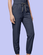 Women's Jogger Jumpsuit Navy - Scrubloop