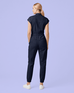 Women's Jogger Jumpsuit Navy - Scrubloop