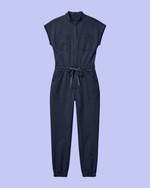 Women's Jogger Jumpsuit Navy - Scrubloop