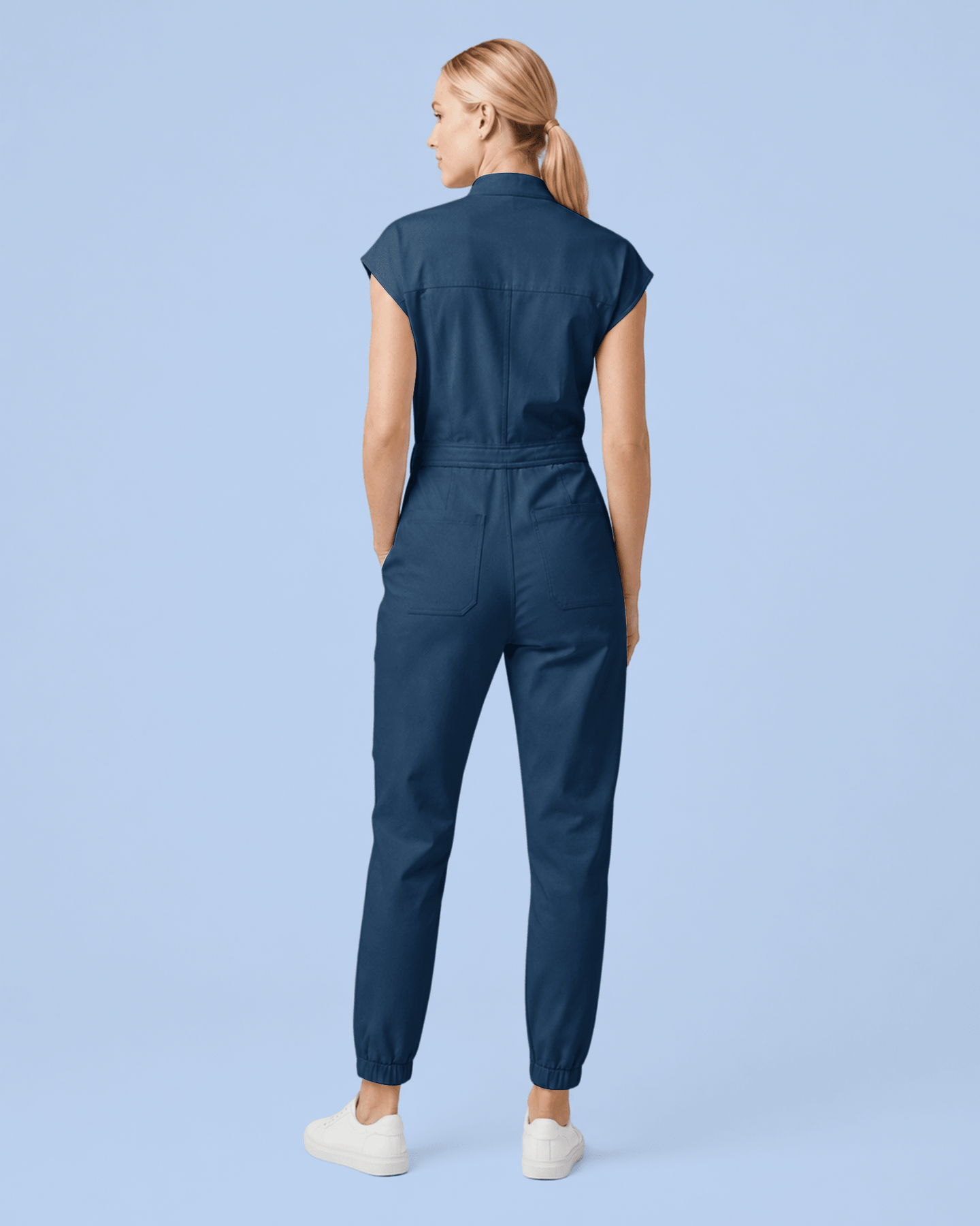 Women's Jogger Jumpsuit Ocean - Scrubloop