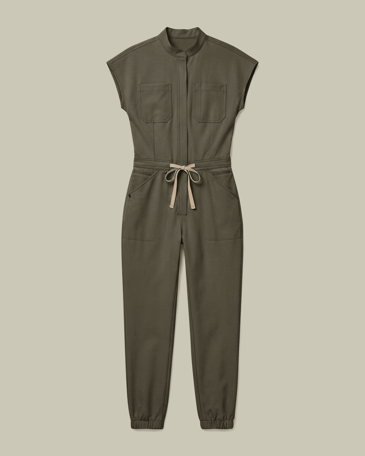 Women's Jogger Jumpsuit Olive