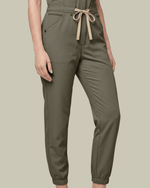 Women's Jogger Jumpsuit Olive - Scrubloop