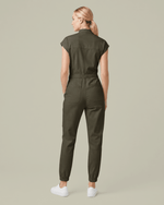 Women's Jogger Jumpsuit Olive - Scrubloop