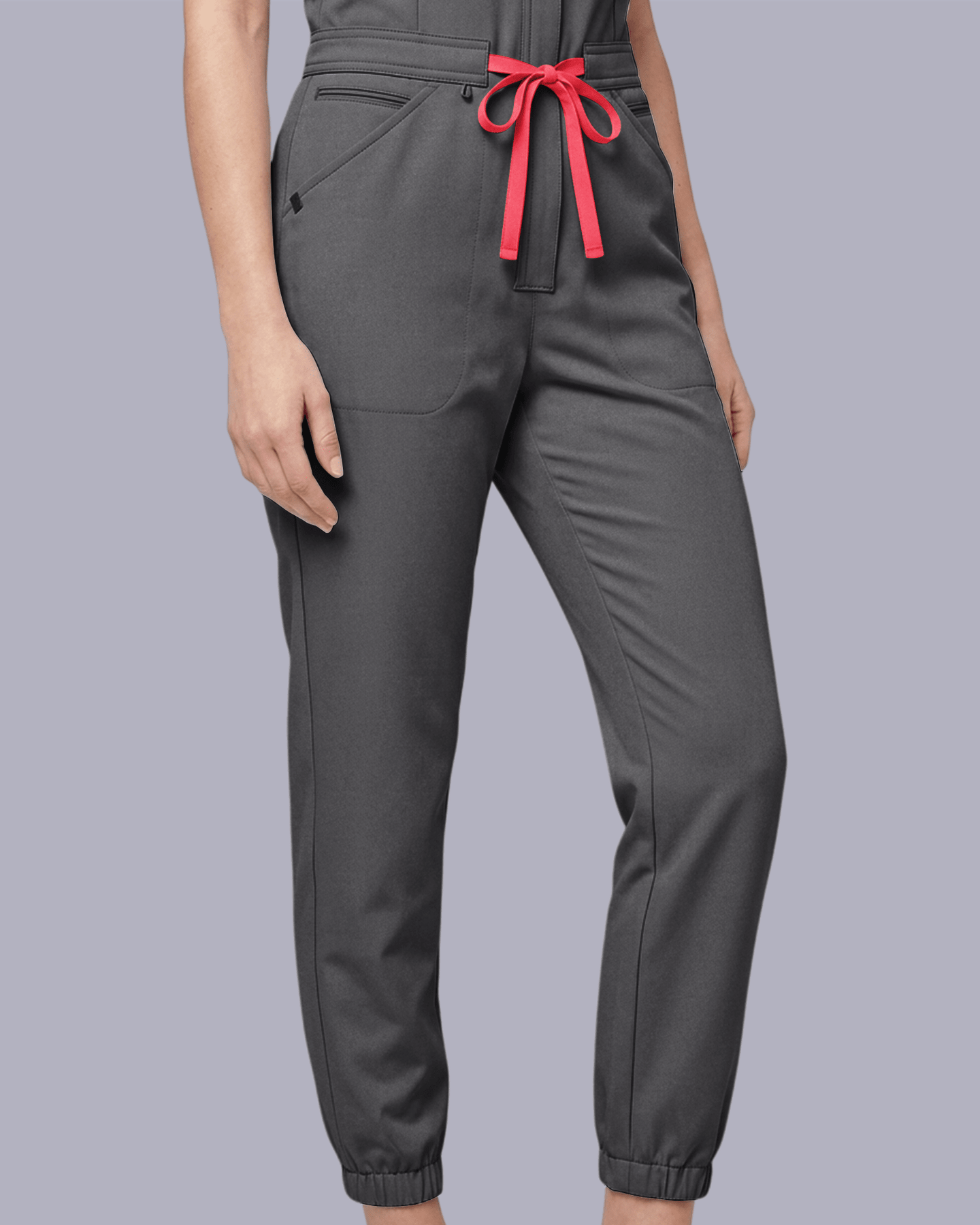 Women's Jogger Jumpsuit Pewter - Scrubloop