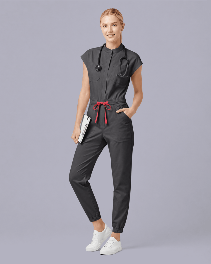 Women's Jogger Jumpsuit Pewter