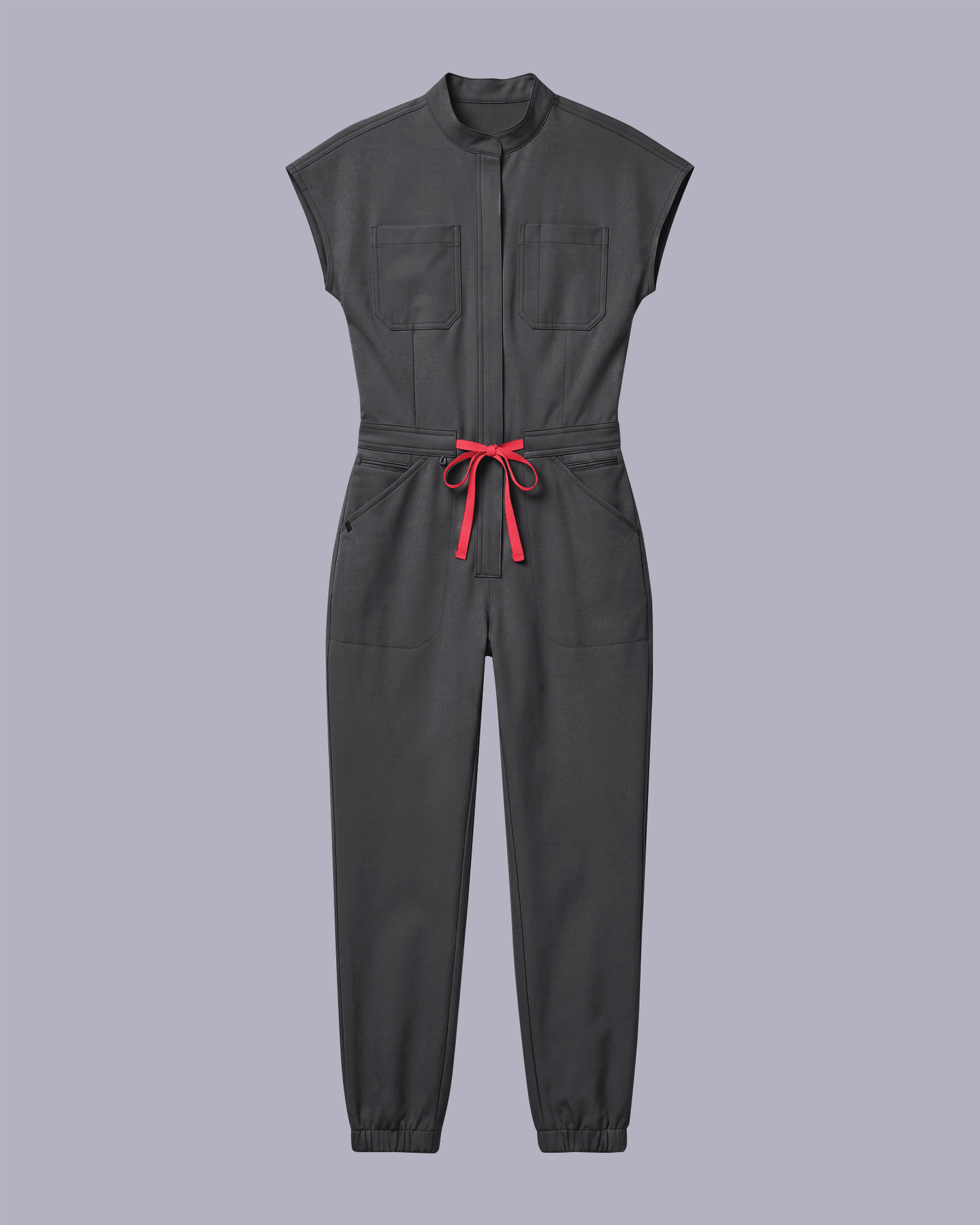 Women's Jogger Jumpsuit Pewter - Scrubloop