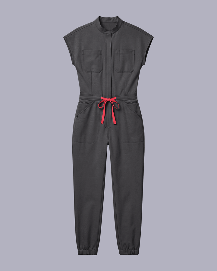 Women's Jogger Jumpsuit Pewter