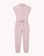 Women's Jogger Jumpsuit Rose Quartz - Scrubloop