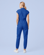 Women's Jogger Jumpsuit Royal Blue - Scrubloop