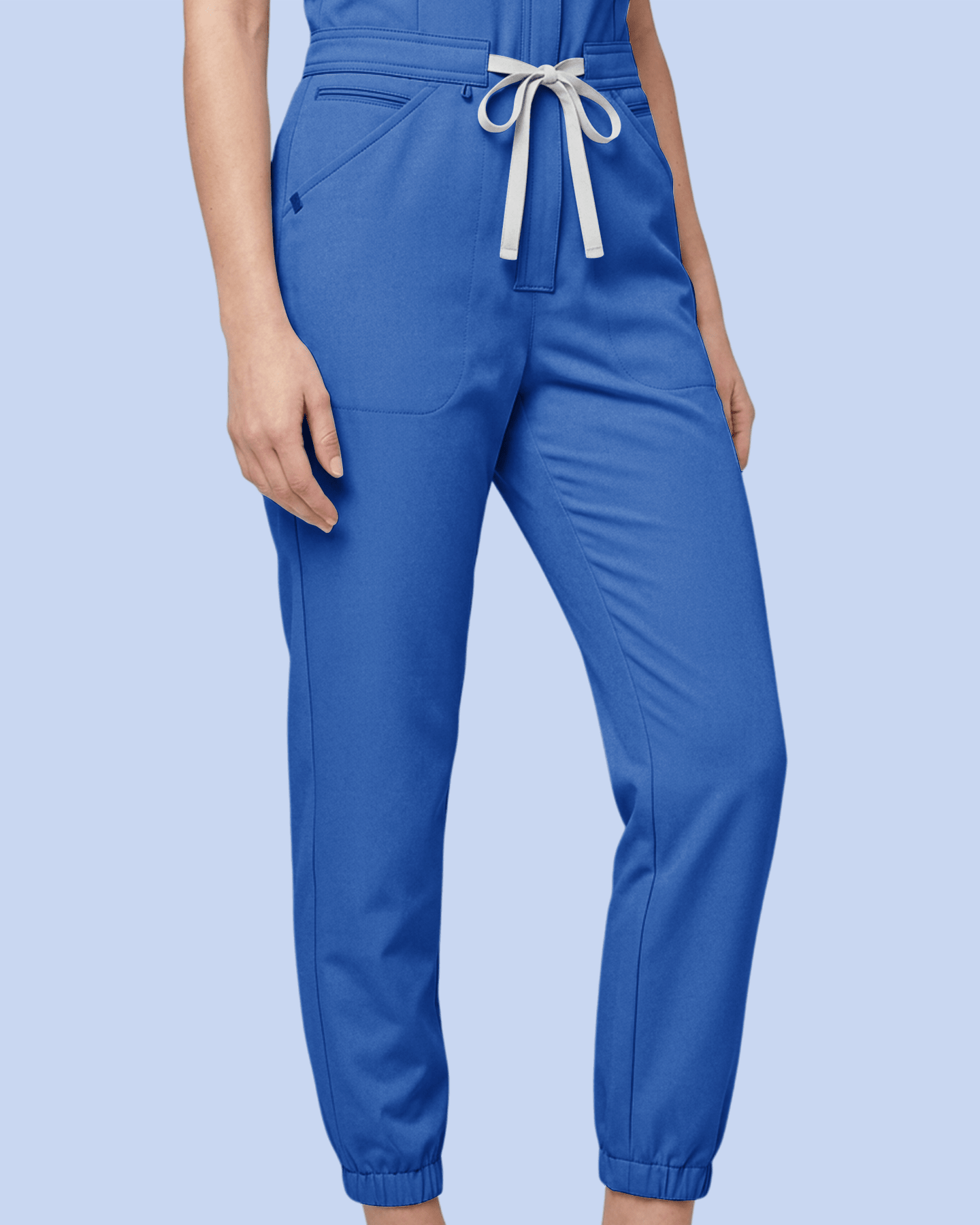 Women's Jogger Jumpsuit Royal Blue - Scrubloop