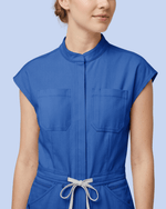 Women's Jogger Jumpsuit Royal Blue - Scrubloop