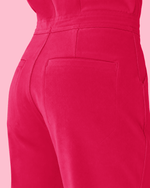Women's Jogger Jumpsuit Sangria - Scrubloop