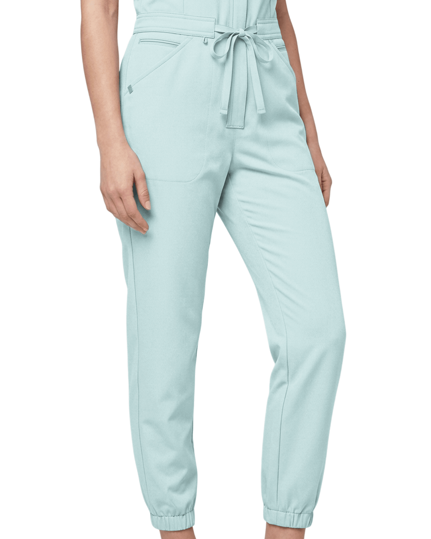 Women's Jogger Jumpsuit Sky Blue - Scrubloop