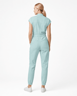 Women's Jogger Jumpsuit Sky Blue - Scrubloop