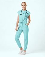 Women's Jogger Jumpsuit Surf - Scrubloop