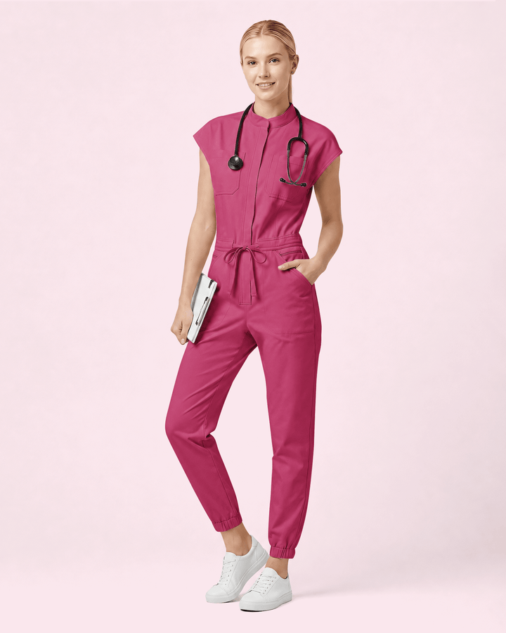 Women's Jogger Jumpsuit Wild Berry