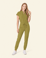 Women's Mandarin Dolman Top Avocado - Scrubloop