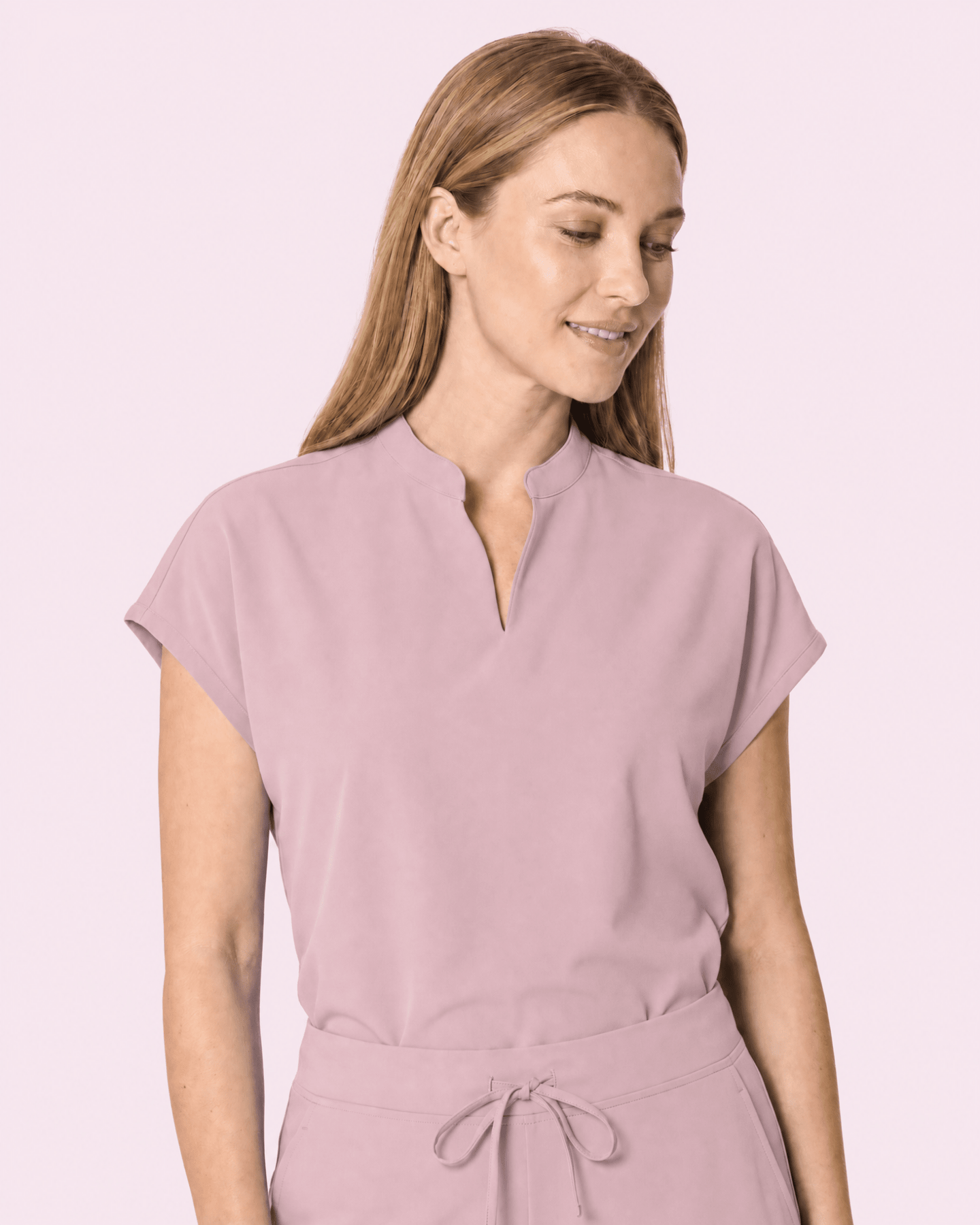 Women's Mandarin Dolman Top Blossom - Scrubloop