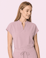 Women's Mandarin Dolman Top Blossom - Scrubloop