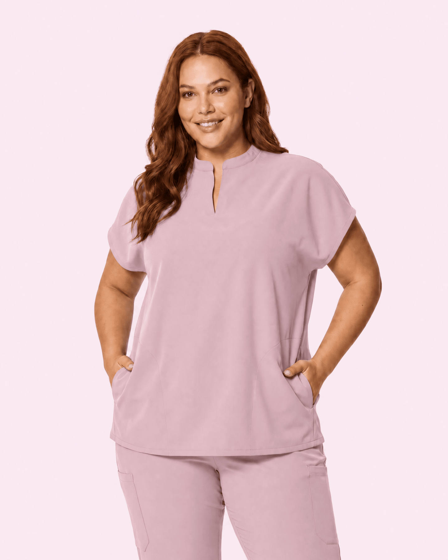 Women's Mandarin Dolman Top Blossom - Scrubloop