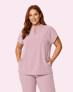 Women's Mandarin Dolman Top Blossom - Scrubloop