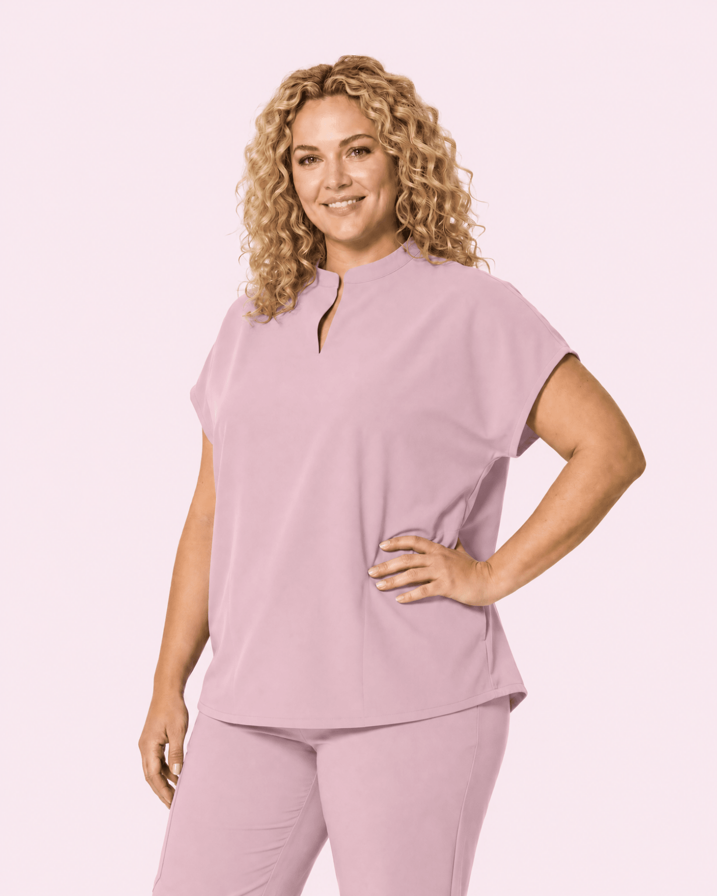 Women's Mandarin Dolman Top Blossom - Scrubloop
