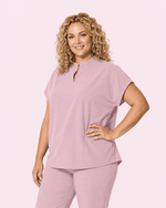 Women's Mandarin Dolman Top Blossom - Scrubloop