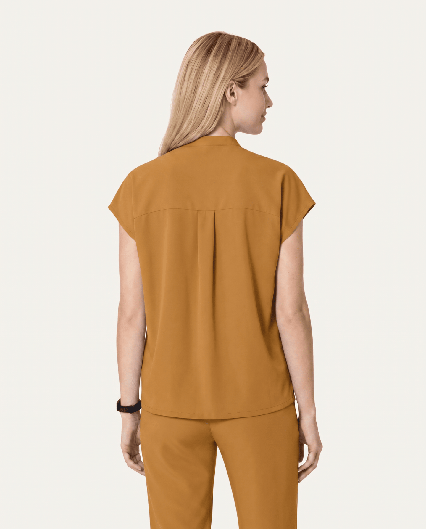 Women's Mandarin Dolman Top Cider - Scrubloop