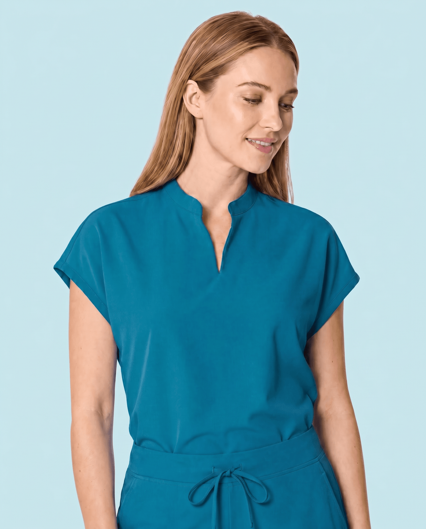 Women's Mandarin Dolman Top Marina - Scrubloop