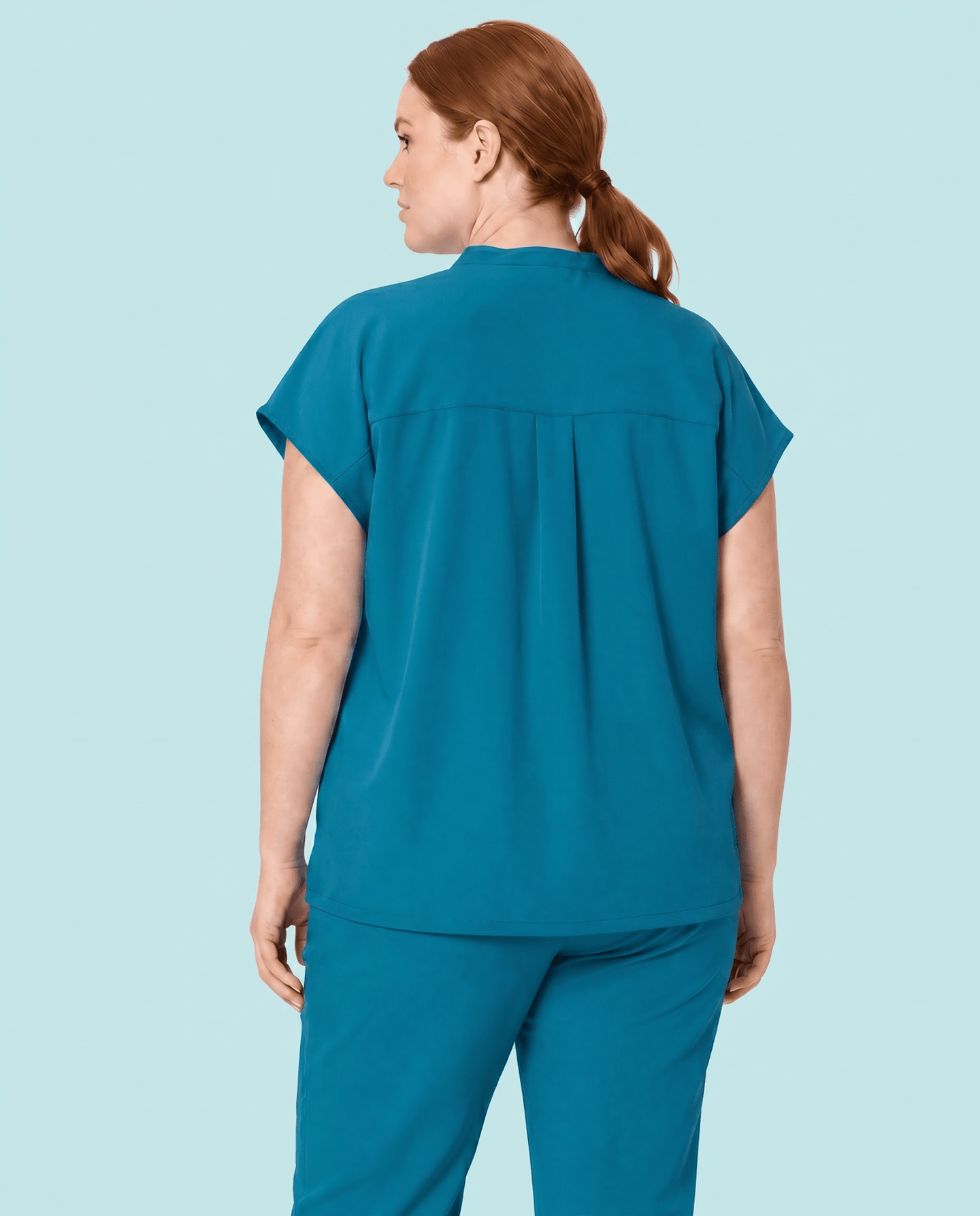 Women's Mandarin Dolman Top Marina - Scrubloop