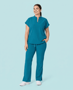 Women's Mandarin Dolman Top Marina - Scrubloop