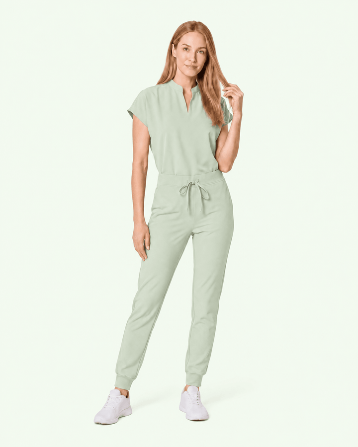 Women's Mandarin Dolman Top Mint