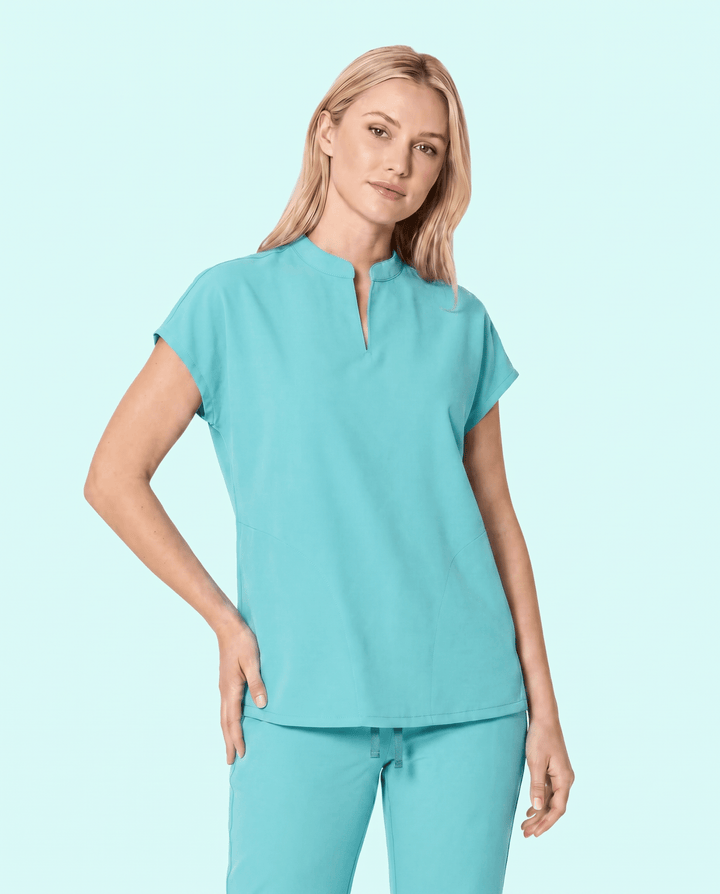 Women's Mandarin Dolman Top Surf