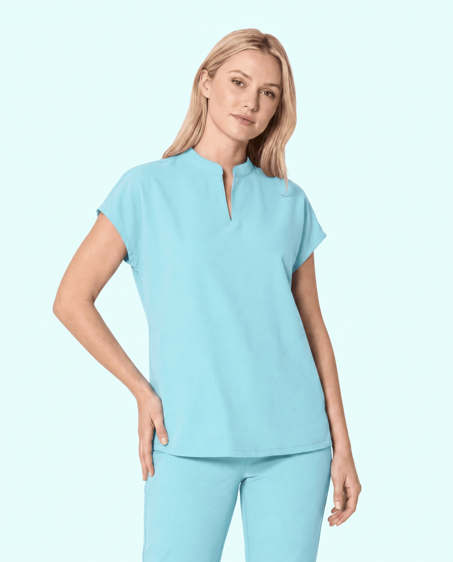 Women's Mandarin Dolman Top Surf - Scrubloop