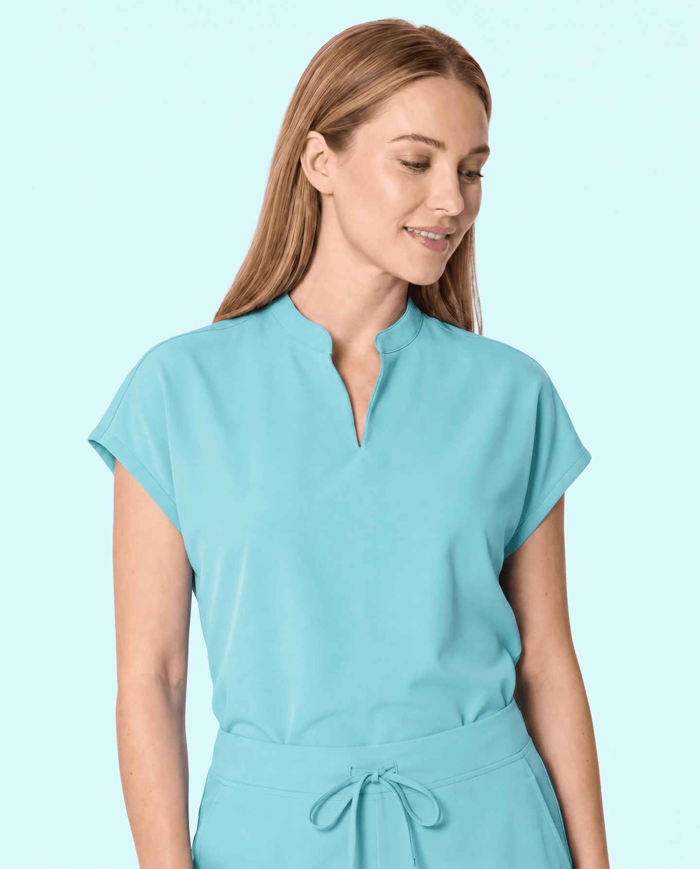 Women's Mandarin Dolman Top Surf - Scrubloop