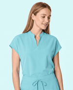 Women's Mandarin Dolman Top Surf - Scrubloop