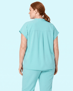 Women's Mandarin Dolman Top Surf - Scrubloop
