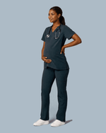 Women's Maternity Cargo Pant Dark Harbor - Scrubloop