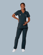 Women's Maternity Cargo Pant Dark Harbor - Scrubloop
