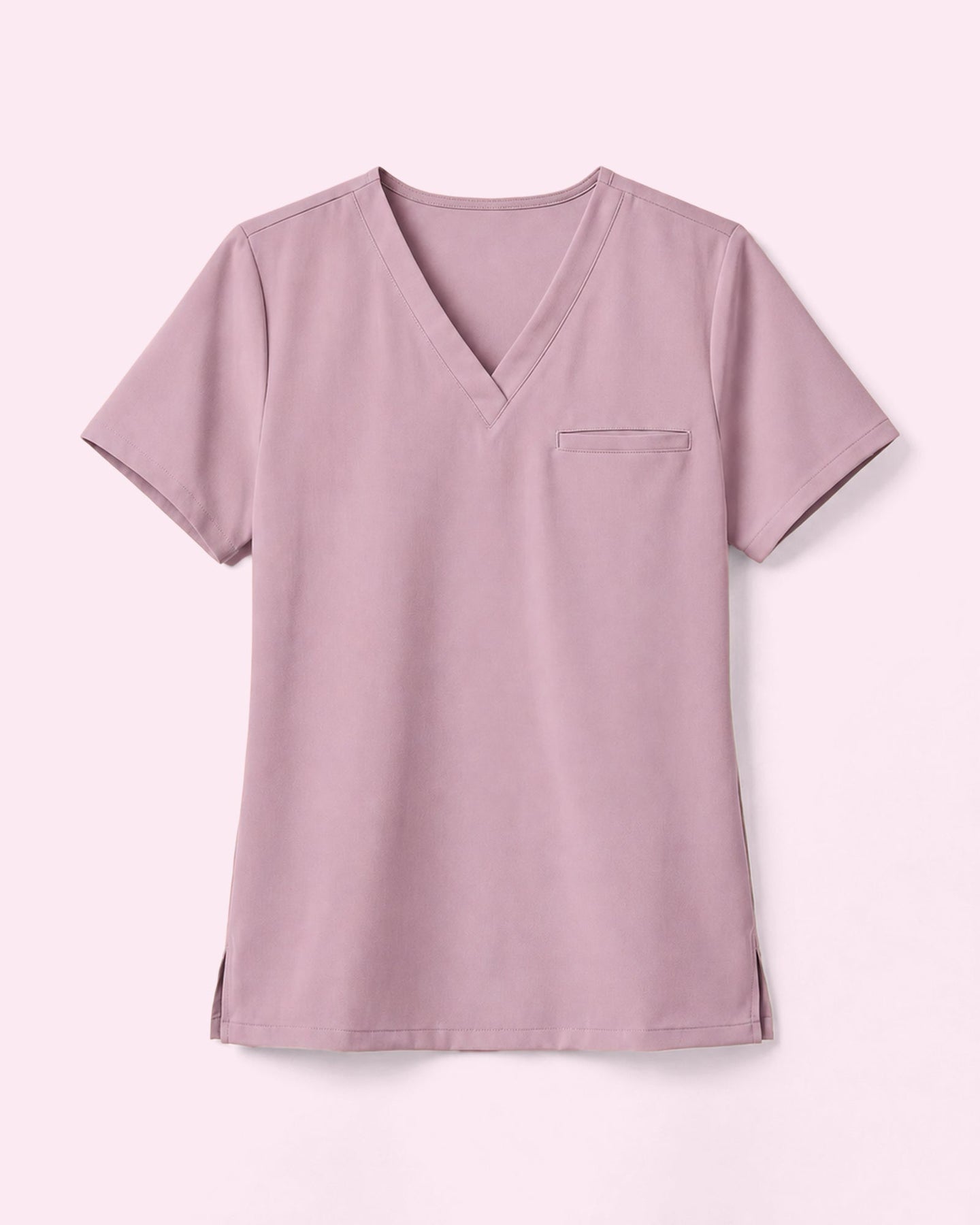 Women's One-Pocket V-neck Scrub Top Blossom - Scrubloop