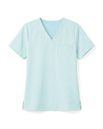 Women's One-Pocket V-neck Scrub Top Sky Blue - Scrubloop