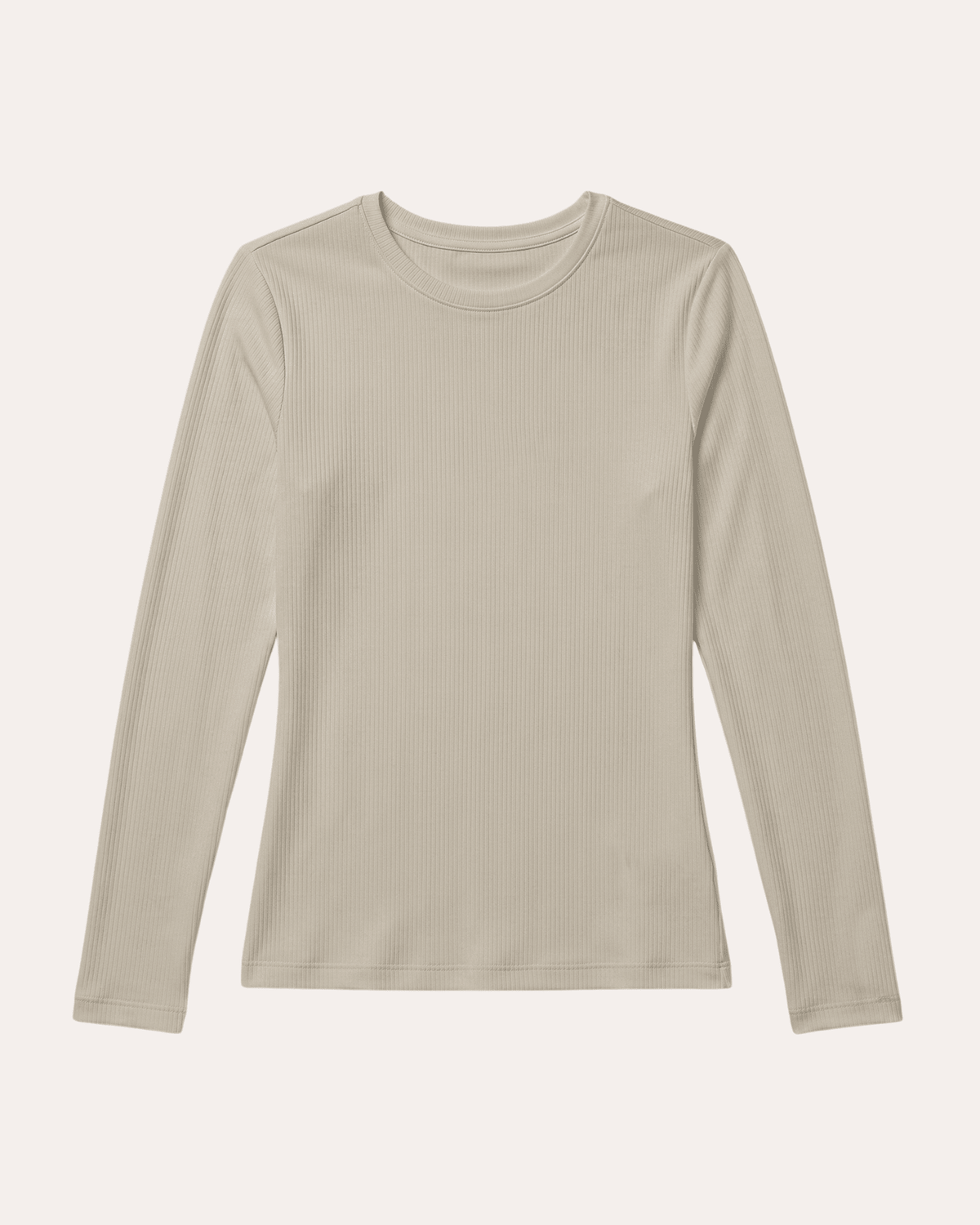 Women's Ribbed Long-Sleeve Underscrub Birch - Scrubloop