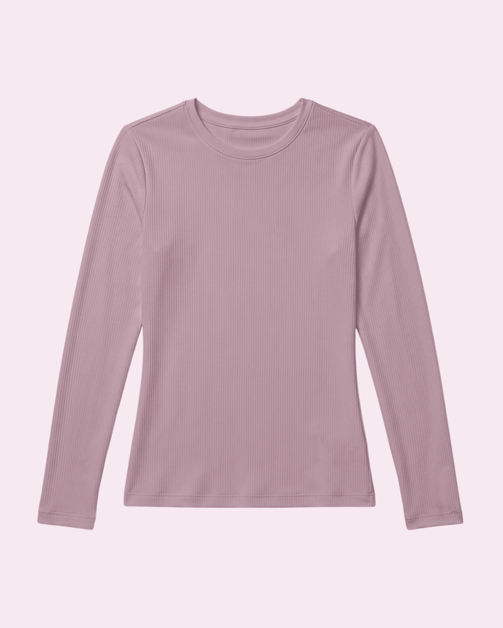 Women's Ribbed Long-Sleeve Underscrub Blossom