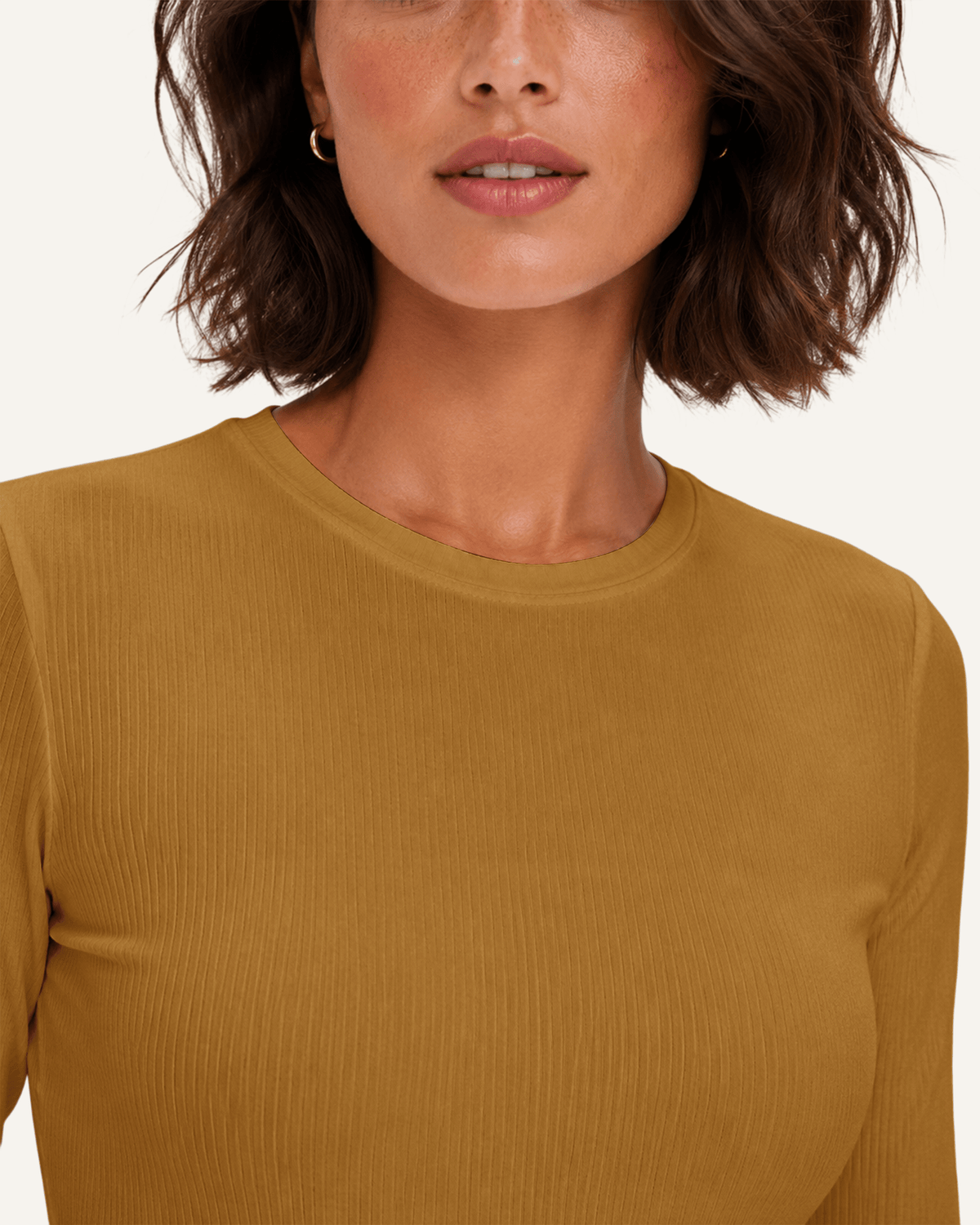 Women's Ribbed Long-Sleeve Underscrub Cider - Scrubloop