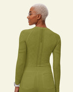 Women's Seamless Long-sleeve Underscrub Avocado - Scrubloop