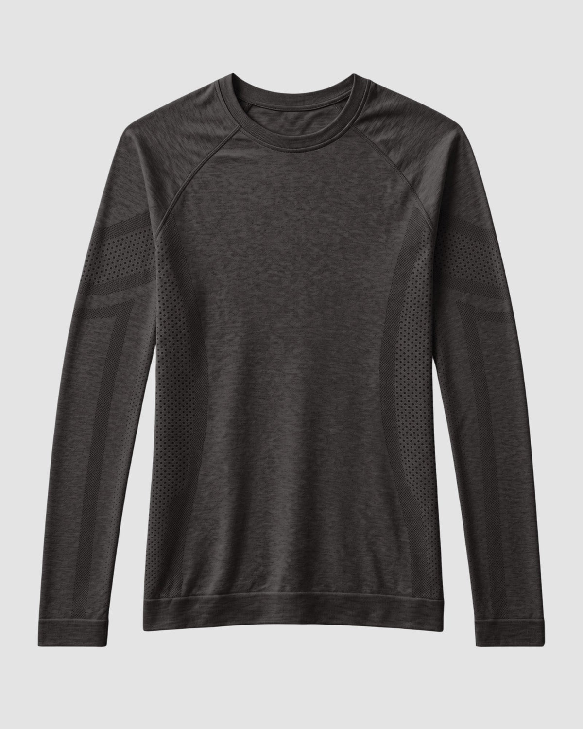 Women's Seamless Long-sleeve Underscrub Charcoal - Scrubloop