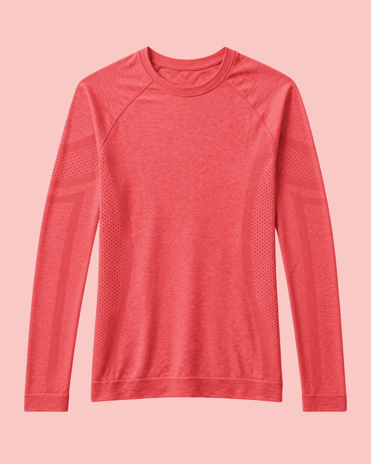 Women's Seamless Long-sleeve Underscrub Coral - Scrubloop
