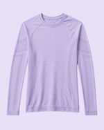 Women's Seamless Long-sleeve Underscrub Lavender - Scrubloop