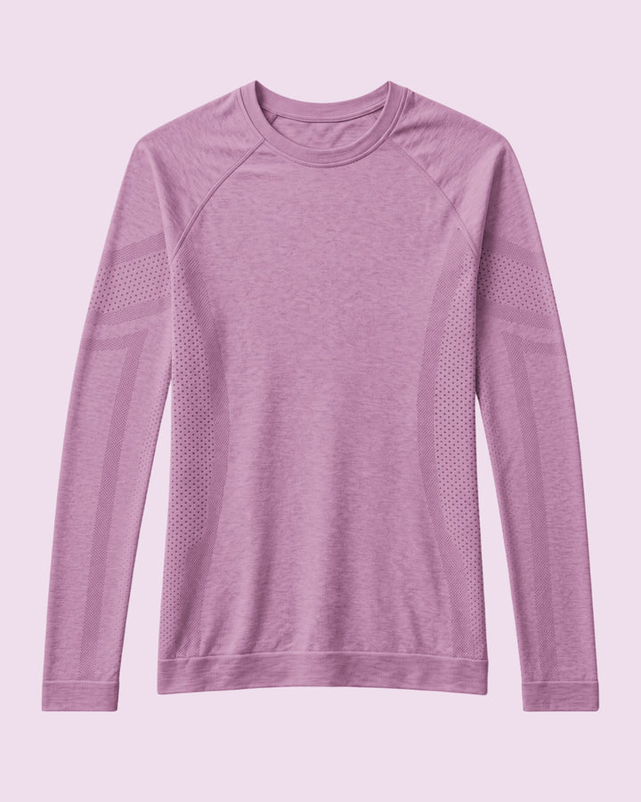 Women's Seamless Long-sleeve Underscrub Lilac